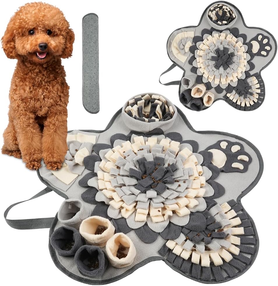 OSDUE Dog snuffle mat, dog sniffing mat, slow feeding pet mat encourages natural foraging skills, feeding