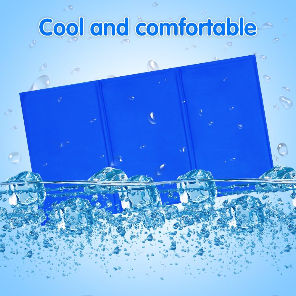 Koelmat voor huisdieren Zelfkoelende bedmat voor huisdieren Comfort bedmat voor katten en honden 90CMx50CM (Large)